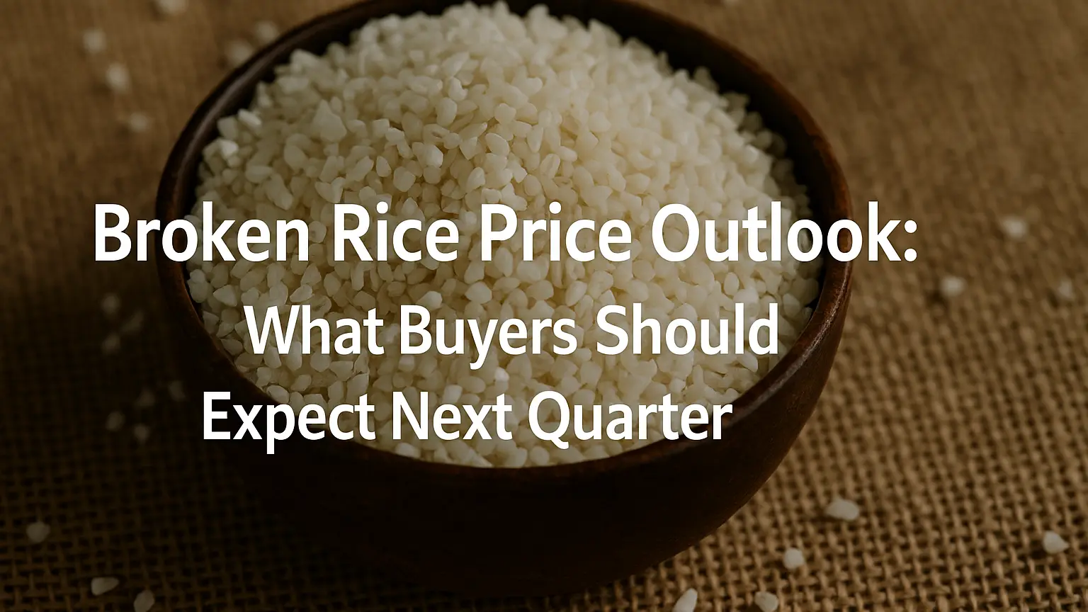 Broken Rice Price Outlook: What Buyers Should Expect Next Quarter