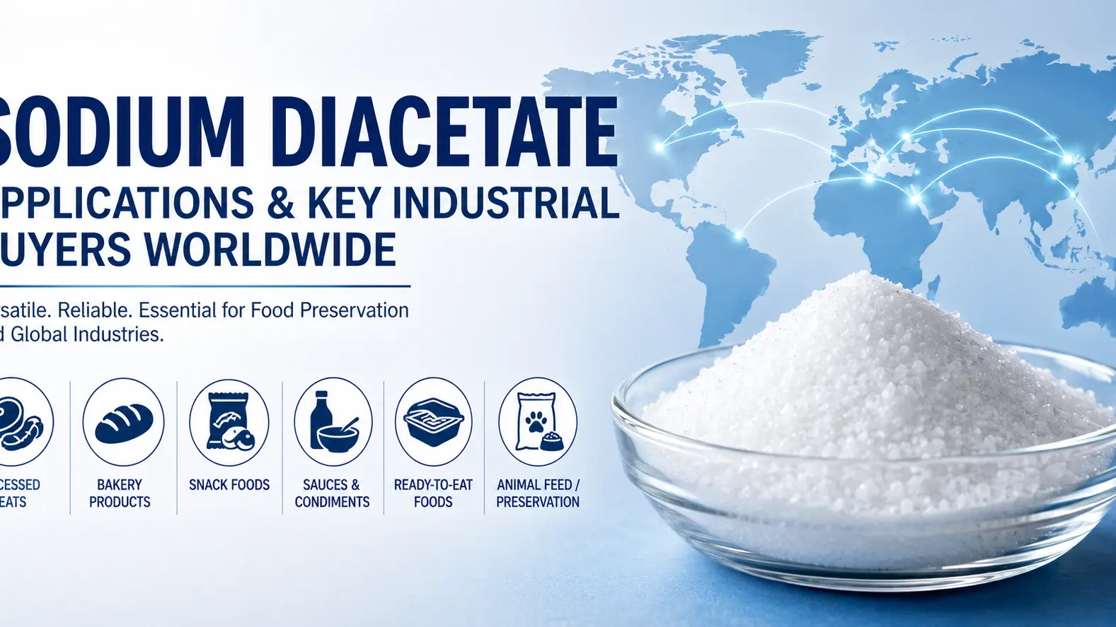 Sodium Diacetate Applications and Key Industrial Buyers Worldwide