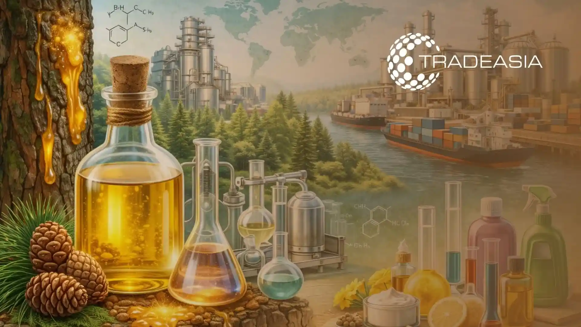 口香糖松节油和松树衍生物全球买家指南