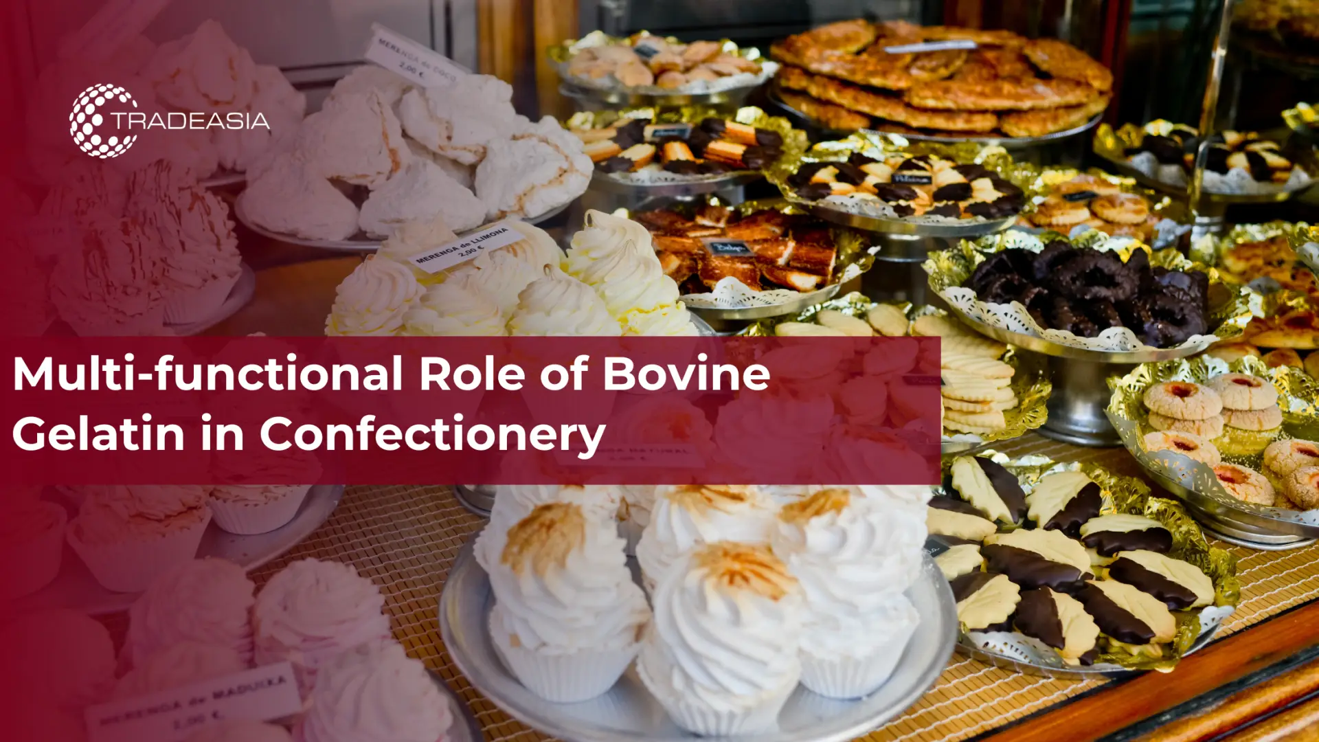 Papel multifuncional de la gelatina bovina en la confitería